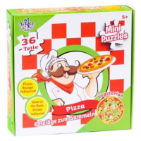 Puzzle mini Pizza 6 různých motivů 36 dílků