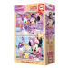 Dřevěné puzzle Minnie Educa 2 x 50 dílků