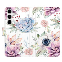 iSaprio flip pouzdro Succulents Pattern pro Samsung Galaxy S24