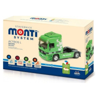 Stavebnice Monti System MS 53.2 Actros L (zelený) 1:48 v krabici 22x15x6cm