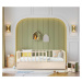 Dětská postel 100x200cm se zábranami fairy - dub světlý
