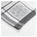 Bavlněná utěrka MAJOLICA šedá 100% bavlna 50x70 cm MyBestHome