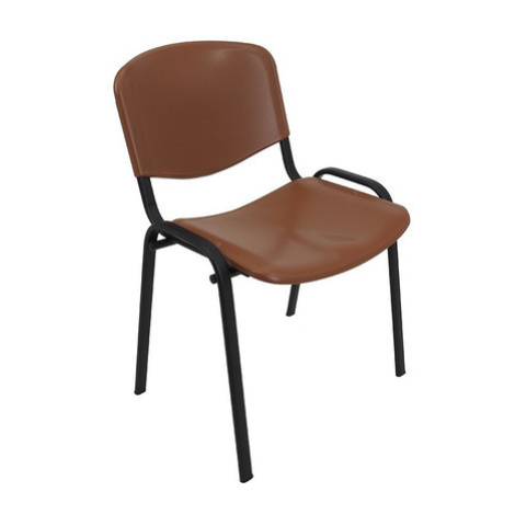 Konferenční plastová židle ISO Hnědá Mazur