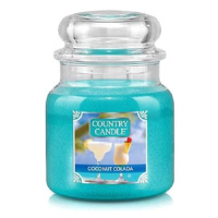 Country Candle Svíčka ve skleněné dóze, Kokosový nápoj, 453 g