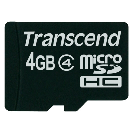 Transcend Micro SDHC 4GB Class 4 - TS4GUSDC4