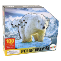 mamido Puzzle s motivem polárního medvěda 100 dílků