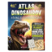 Atlas dinosaurov - kniha so samolepkami - John Malam - kniha z kategorie Encyklopedie