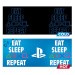 Hrnek Playstation - Eat Sleep Repeat (měnící se motiv)