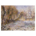 Obrazová reprodukce Snowy Landscape, Pierre Auguste Renoir, 40 × 30 cm