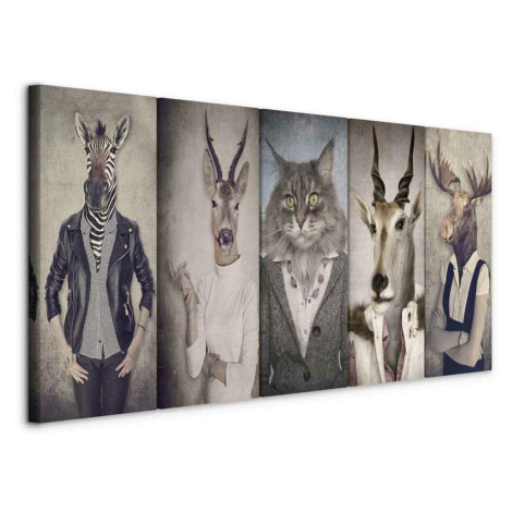 artgeist MALBA NA PLÁTNĚ, lidé, zvířata cm