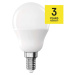 EMOS LED žárovka Classic Mini Globe / E14 / 6,5 W (60 W) / 806 lm / neutrální bílá ZQ1E43