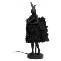 KARE Design Stolní lampa Animal Rabbit  - černá/zlatá, 50cm