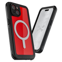 Kryt Ghostek Nautical Apple iPhone 15 Plus Waterproof Case with Holster Clip Clear
