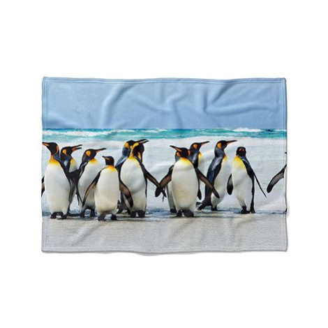 IMPAR Fleecová deka Tučňáci, 150 × 120 cm