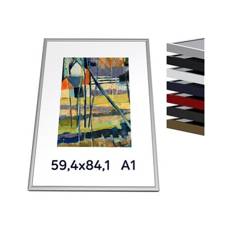 THALU Kovový rám 59,4x84,1 A1 cm Grafitová šedá