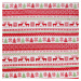 Bílá vánoční mikroplyšová deka CHRISTMAS JOY Rozměr: 200 x 220 cm