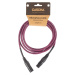 Cascha Standard Line Mic Cable Purple 3m