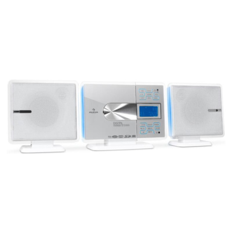 Auna VCP 191 stereo systém, MP3 CD přehrávač, USB, SD, bílý