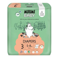 Muumi Baby 3 Midi 5–8 kg (50 ks), eko pleny