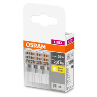 OSRAM OSRAM LED žárovka s paticí G9 1,9W 2 700K čirá 3 kusy