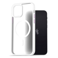 AlzaGuard Matte Case Compatible with Magsafe pro iPhone 12 / 12 Pro bílý