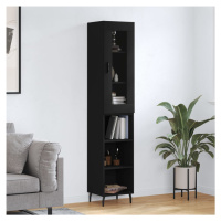 vidaXL Skříň highboard černá 34,5 x 34 x 180 cm kompozitní dřevo