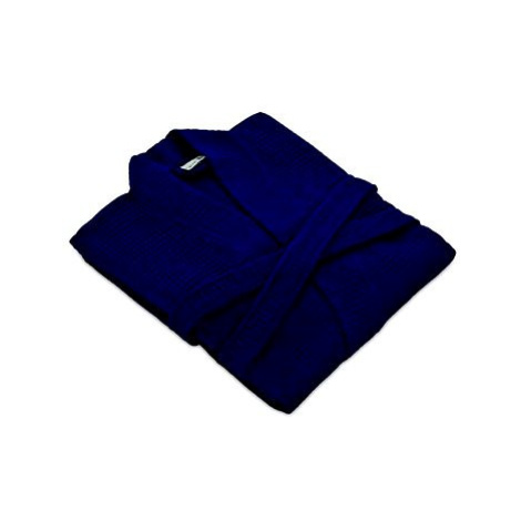 Möve Lehký bavlněný župan s waflovým vzorem, PIQUÉE, tmavě modrý, L