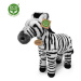 Plyšová zebra stojící 30 cm ECO-FRIENDLY