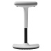 TrendOffice Stolička TO-SWIFT pro sezení a stání, přestavování výšky 500 - 750 mm, šedá / bílá