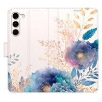 iSaprio flip pouzdro Ornamental Flowers 03 pro Samsung Galaxy S23+ 5G