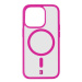 Zadní kryt Cellularline Pop Mag s podporou Magsafe pro Apple iPhone 15, transparentní / růžová