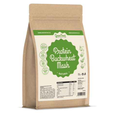 GREENFOOD NUTRITION Proteinová pohanková kaše natural 500 g