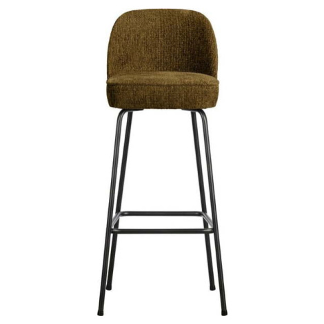 Sametová barová židle v bronzové barvě 103 cm Vogue – BePureHome