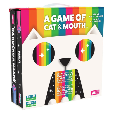 Hra na kočku a namiř - návyková magnetická hra Exploding Kittens