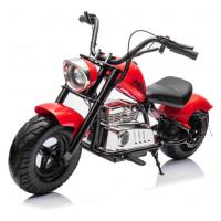 mamido Dětská elektrická motorka Chopper Warrior 36V červená