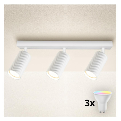Brilagi - LED RGBW Stmív. bodové svít. SELE MODERN 3xGU10/4,8W/230V bílá BG2869+3xAI2382