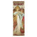 Obrazová reprodukce Champagne Ruinart (1896), Alfons Mucha, 20 × 60 cm