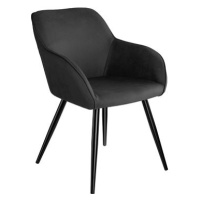 Židle Marilyn Stoff, antracit-černá