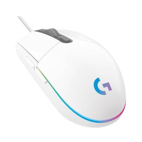 Logitech G203 LIGHTSYNC myš bílá