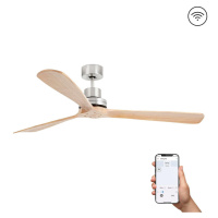 FARO LANTAU XL stropní ventilátor, matný nikl/borovice DC SMART