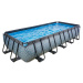 Bazén s pískovou filtrací Stone pool Exit Toys ocelová konstrukce 540*250*100 cm šedý od 6 let