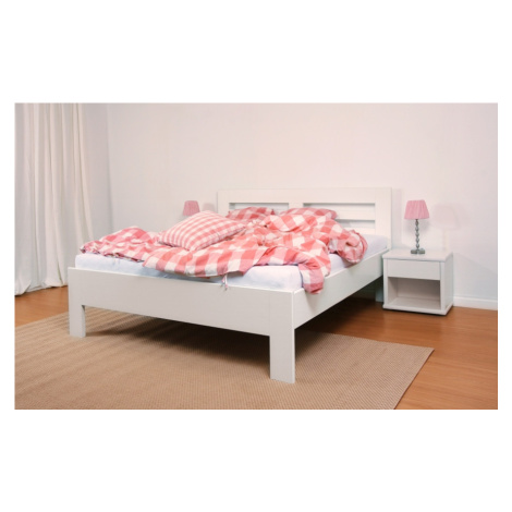 Postel BMB Ella Harmony - Průběžný Buk Rozměr: 180x200 cm, Provedení rohů: Oblé, Moření: 71 - La