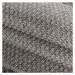 Šňůrkový koberec Aruba šedý / krémový