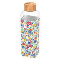 QUOKKA - Skleněná láhev Storm Ditsy Floral 700 ml