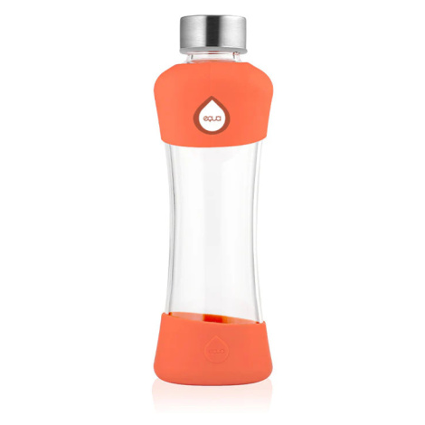 EQUA Active Tangerine 550 ml skleněná ekologická lahev na pití