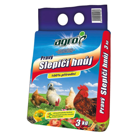 AGRO Slepičí hnůj 3 kg BAUMAX