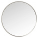 KARE Design Zrcadlo Curve Round - nerezová ocel, Ø100 cm