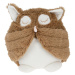 Dveřní zarážka Sleepy owl hnědá, 15 x 20 cm