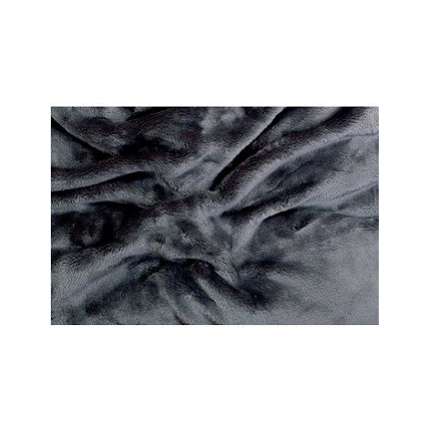 Svitap Sleepwell Prostěradlo mikroflanel tmavě šedé 90 × 200 × 20 cm
