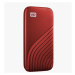 SanDisk WD My Passport SSD externí 500GB, USB-C 3.2, 1050/1000MB/s R/W PC & Mac, Red